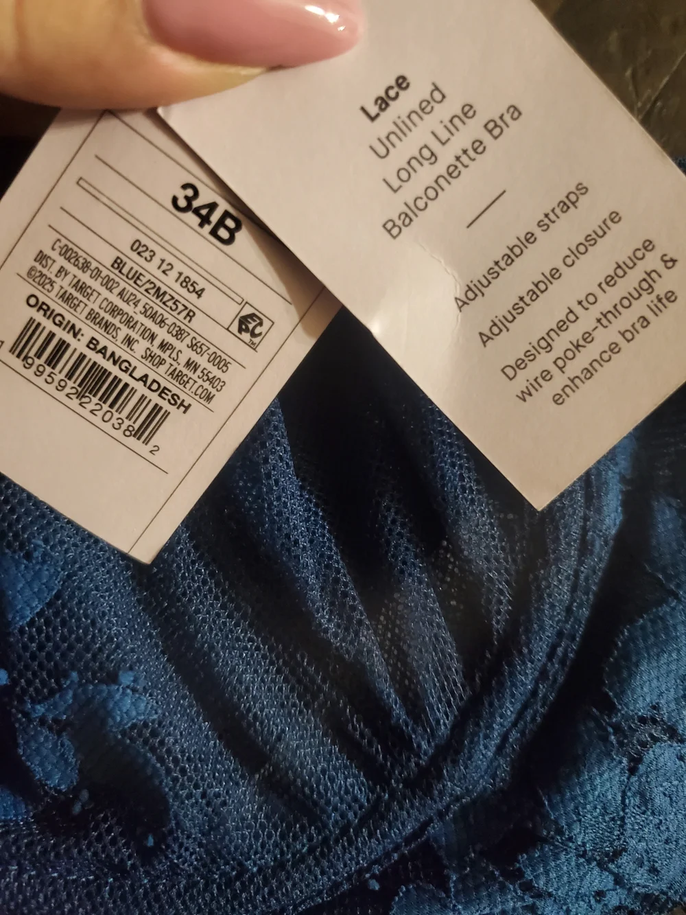 Auden blue lace